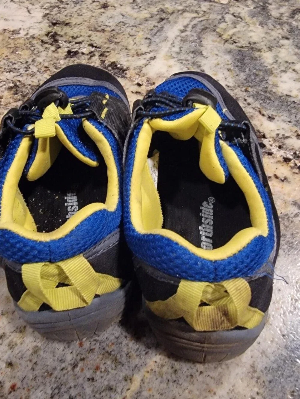 Northside Yellow/Blue Toddler Boys Sport/Water Sandles/Shoes! Size 4.